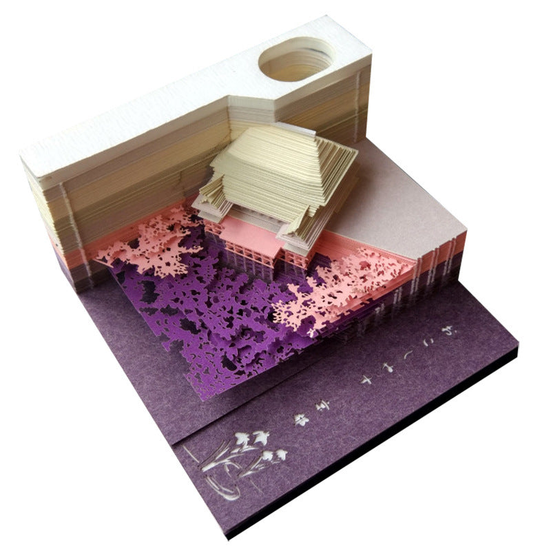 Kiyomizu Temple three-dimensional sticky note paper