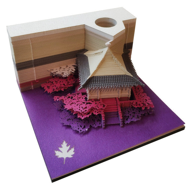 Kiyomizu Temple three-dimensional sticky note paper