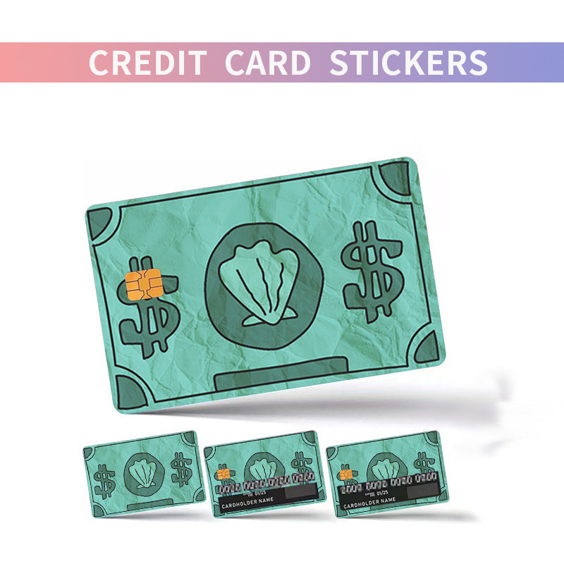 Credit Card Personalized Stickers