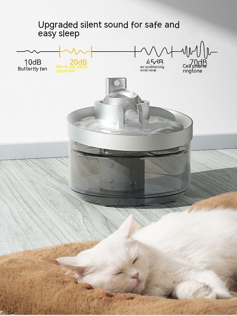 Cat Water Fountain Wireless Induction Drink Fountain