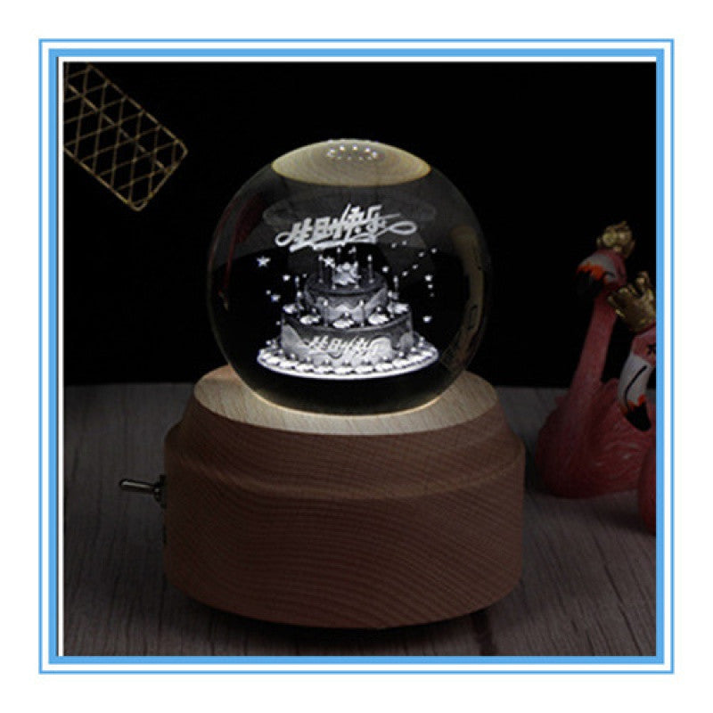 Large Solid Glass Ball Crystal Ball In-Carved Custom Glass Beads Glass Ball Crystal Ball Personalized Photo