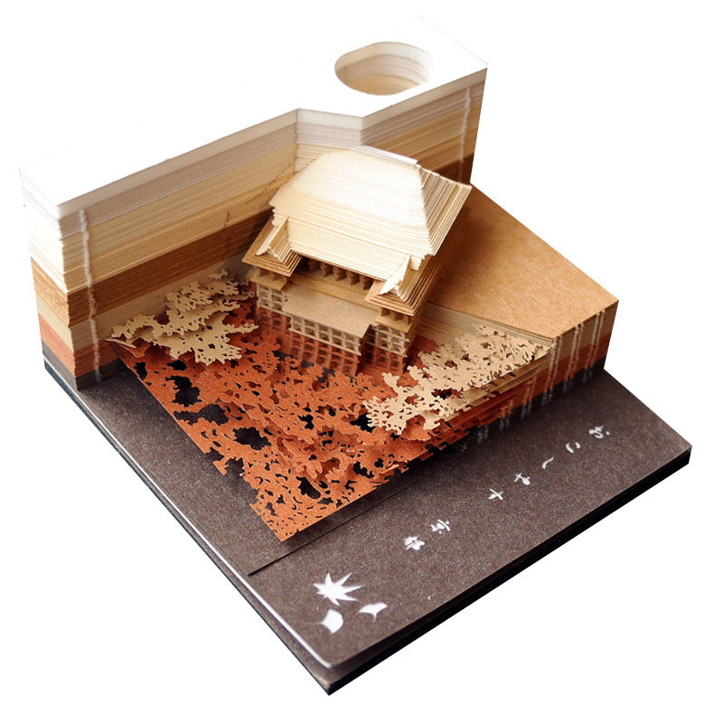 Kiyomizu Temple three-dimensional sticky note paper