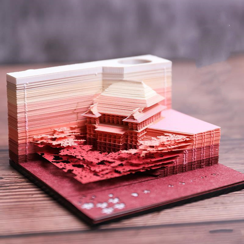 Kiyomizu Temple three-dimensional sticky note paper