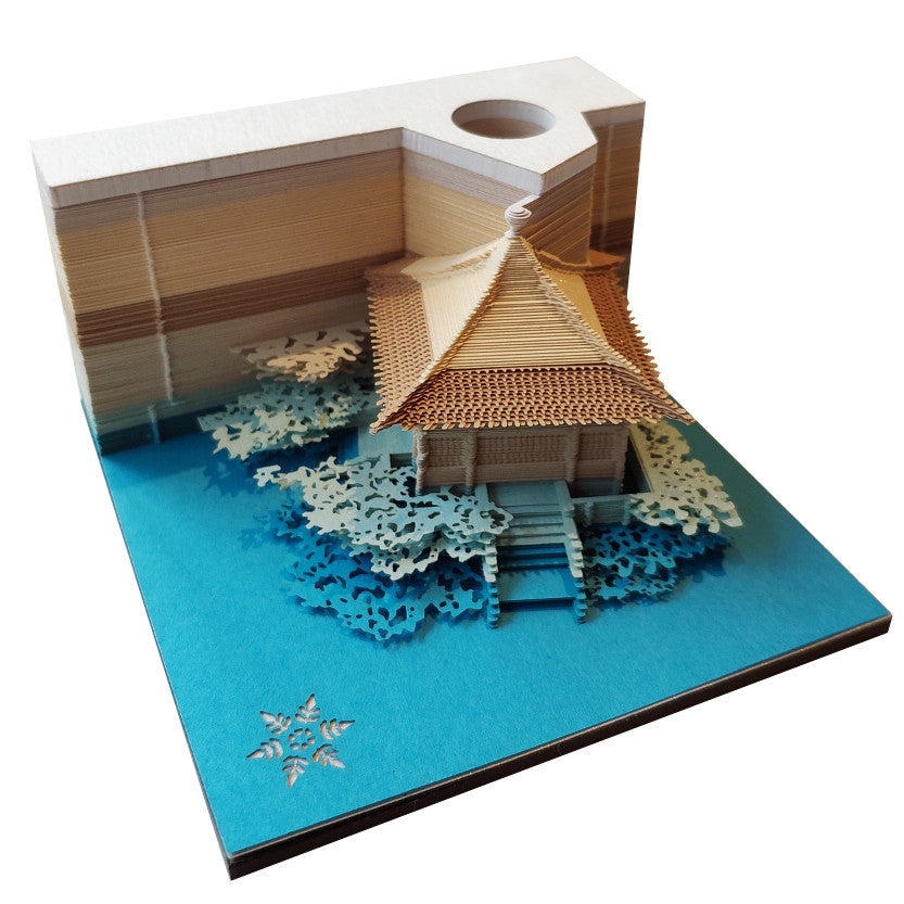 Kiyomizu Temple three-dimensional sticky note paper