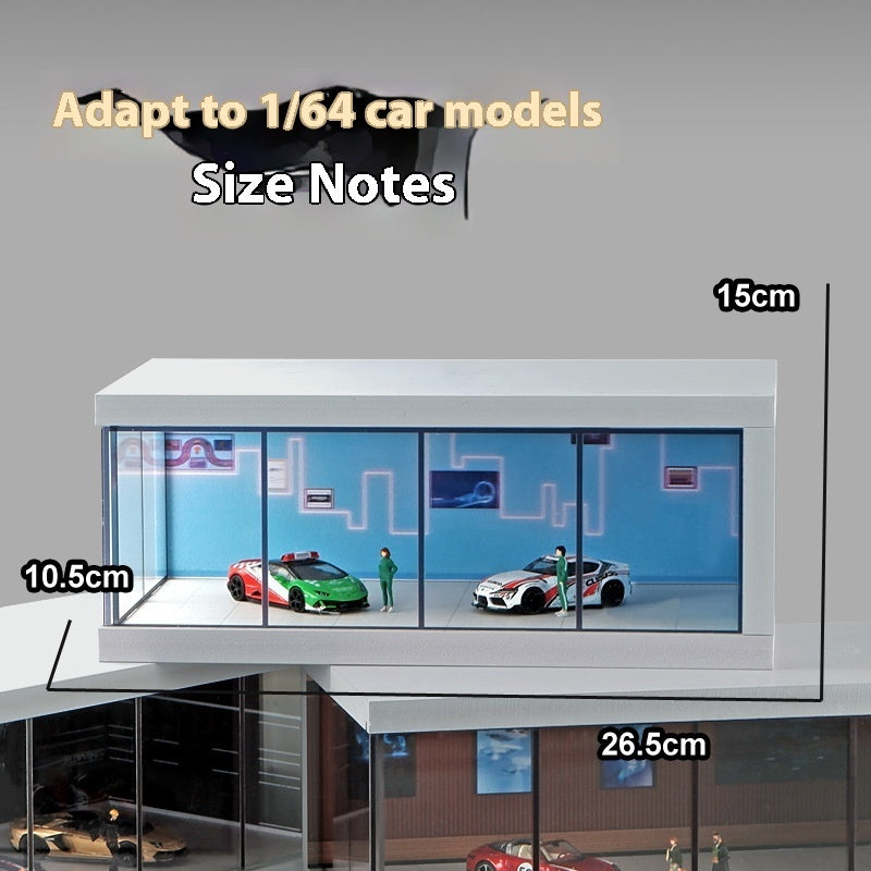 Simulation Alloy Car Model Exhibition Hall Model