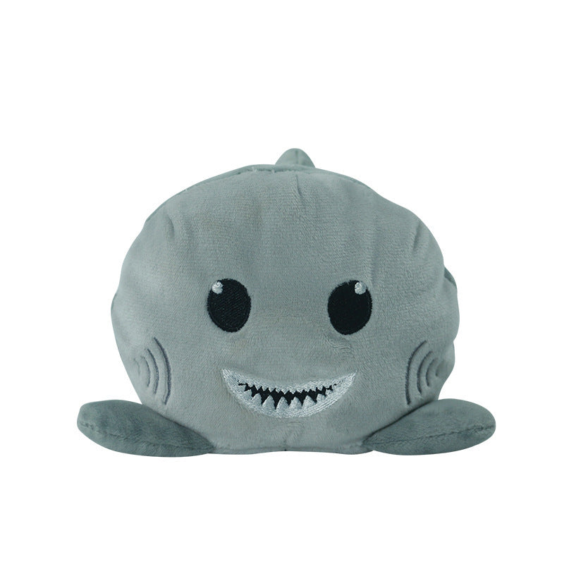 Shark Flip Plush Toy Double-sided Expression Doll