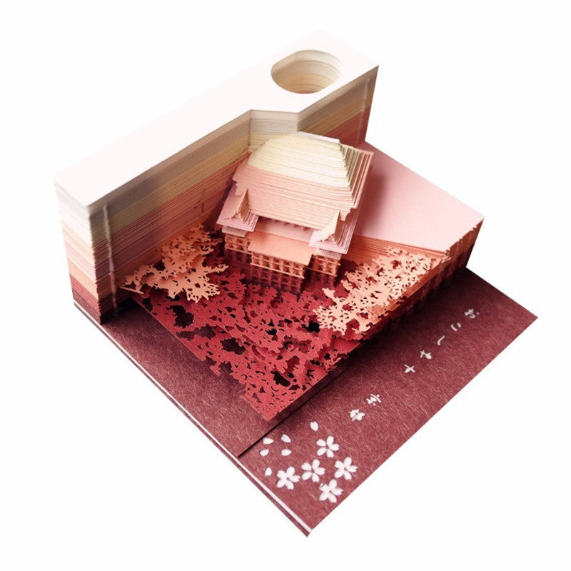 Kiyomizu Temple three-dimensional sticky note paper