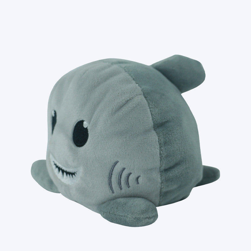 Shark Flip Plush Toy Double-sided Expression Doll