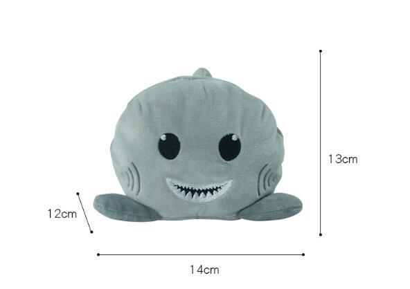 Shark Flip Plush Toy Double-sided Expression Doll