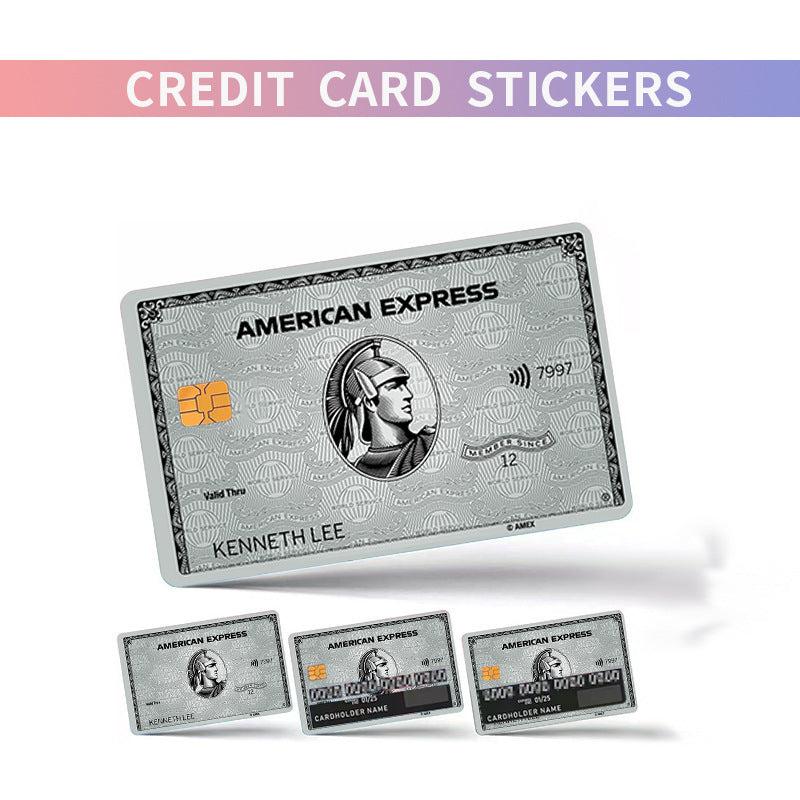 Credit Card Personalized Stickers