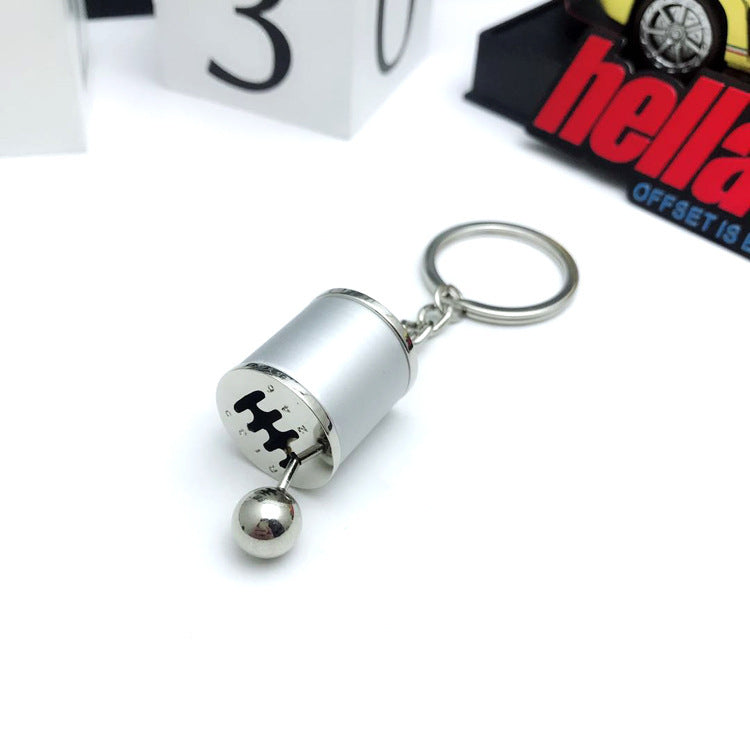 Fashion Creative Simple Car Gear Keychain