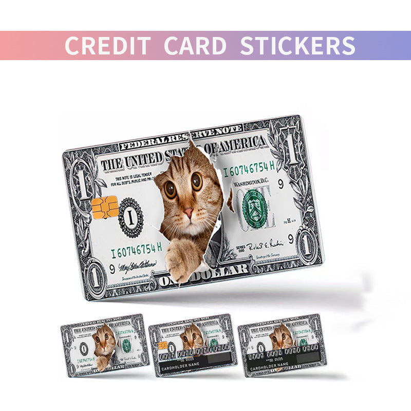 Credit Card Personalized Stickers