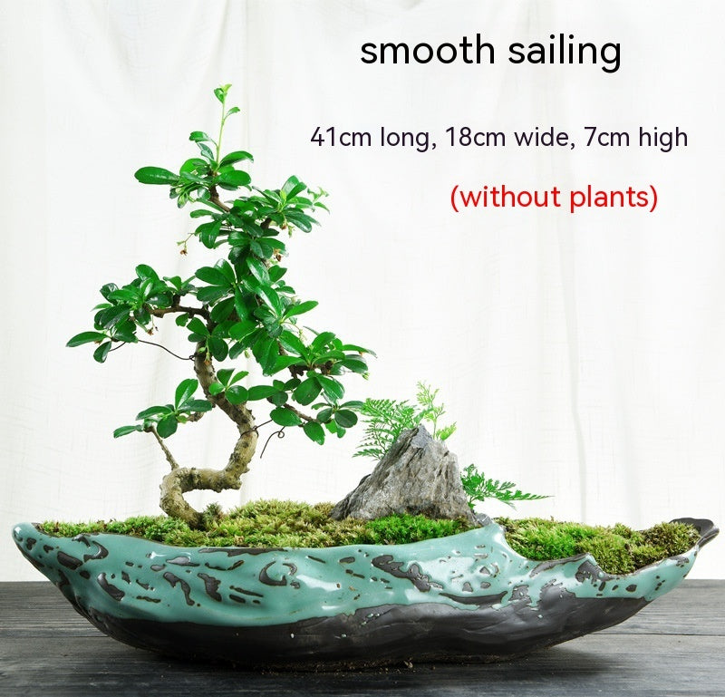 Flower Pot Ceramic Creative Large Household Bonsai Flower Pot